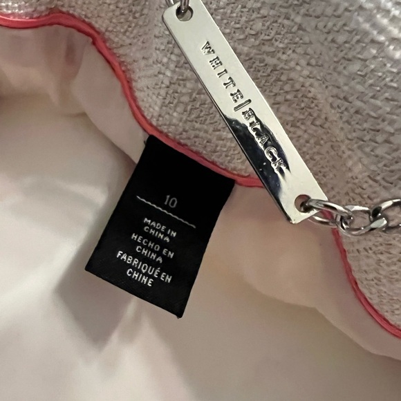 White House Black Market Cream Blazer Vest - Picture 4 of 5